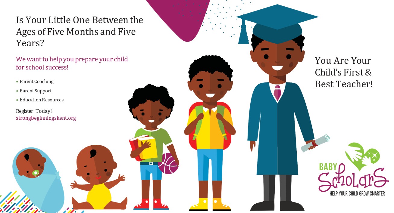 Baby Scholars postcard